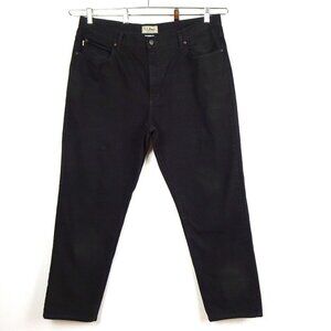 LL Bean Denim Jeans Men's Size 40x32 Black Cotton Classic Fit
